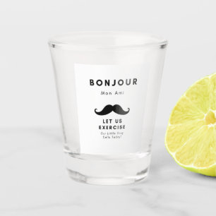 Hello my friend, let's use our grey cells! shot glass