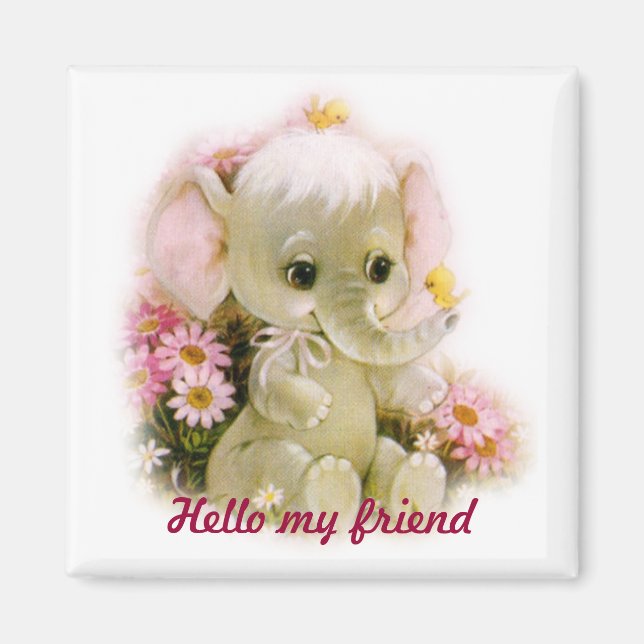 Hello my friend magnet (Front)