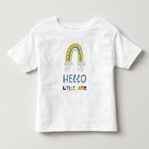 Hello My Little One Rainbow Toddler T-Shirt