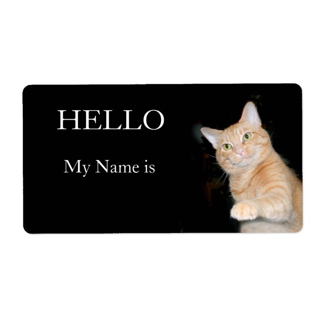 Hello my name is....... (Front)