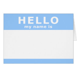 hello my name is