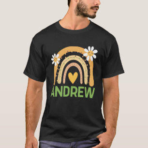 Hello My Name is Andrew Name Tag Cute Per-K School T-Shirt