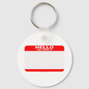 Hello my name is BLANK copy Key Ring