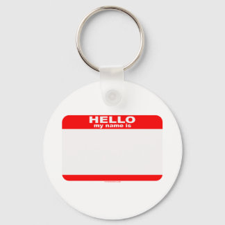 Hello my name is BLANK copy Key Ring