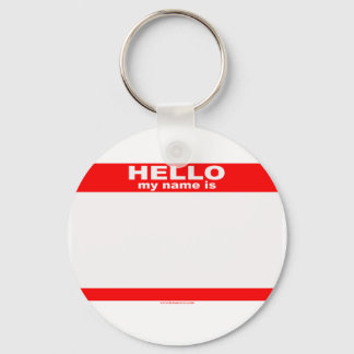 Hello my name is BLANK copy Key Ring