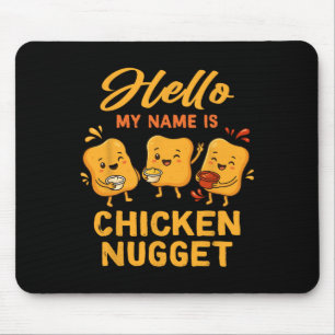 Hello My Name Is Chicken Nugget Costume Kids Chick Mouse Mat