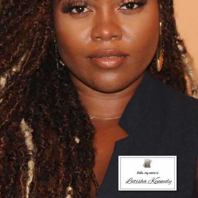 Hello My Name is Conference Reunion logo Name Tag (Creator Uploaded)