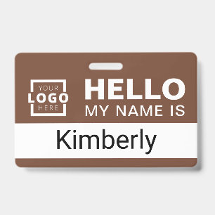 Hello My Name Is - Custom Business Employee Name ID Badge