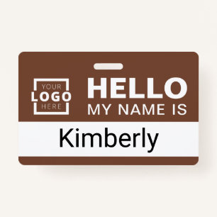 Hello My Name Is - Custom Business Employee Name ID Badge