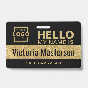 Hello My Name Is - Custom Business Employee Name ID Badge
