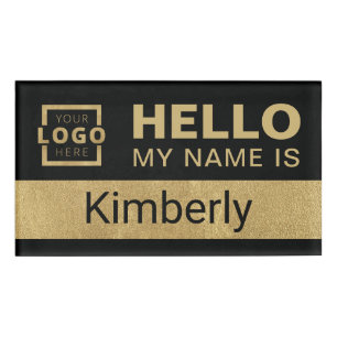 Hello My Name Is - Custom Business Employee Name Tag