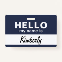 Hello My Name Is - Custom Script Employee Name