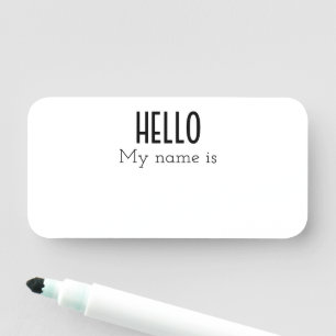 HELLO My Name Is Custom Tag