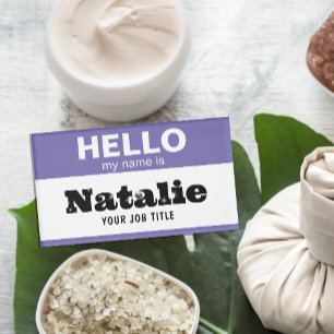 Hello My Name Is Customised Nursing Student Nurse Name Tag