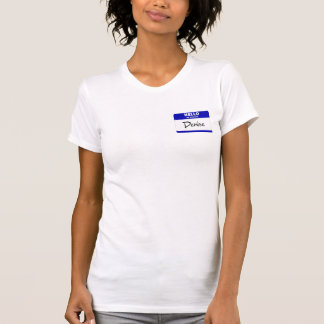 Hello My Name Is Denise (Blue) T-Shirt