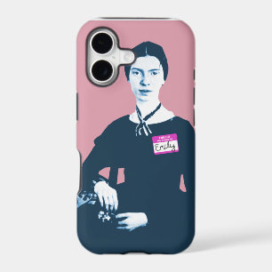 Hello My Name Is Emily Dickinson Pink iPhone Case