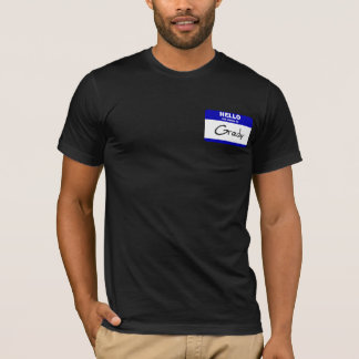 Hello My Name Is Grady (Blue) T-Shirt
