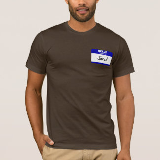 Hello My Name Is Jared (Blue) T-Shirt