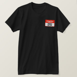 Hello My Name Is Kamala Voter Harris 2024 T-Shirt