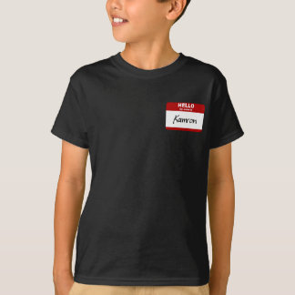 Hello My Name Is Kamron (Red) T-Shirt