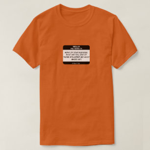 Hello, My Name Is Paranoid - A MisterP Shirt