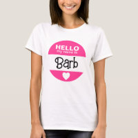 Hello my name is - Pink - Custom Halloween Costume