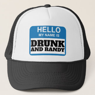 HELLO MY NAME IS SPOOF TRUCKER HAT
