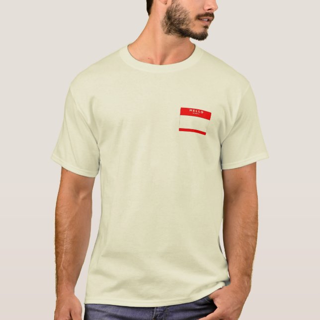 Hello my name is T-Shirt (Front)