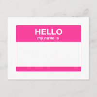 Hello, My Name is Tag