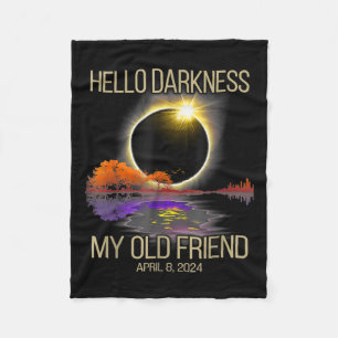 Hello My Old Friend April 081 Fleece Blanket