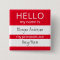 HELLO Name and Pronouns Badge