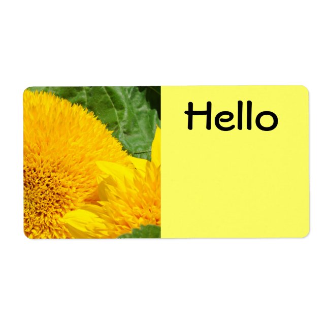 Hello Name Tag Labels Conferences Visitors Guests (Front)
