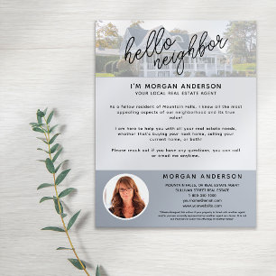 Hello Neighbour Real Estate Farming Introduction Flyer