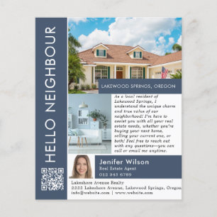 Hello Neighbour Real Estate Marketing Flyer