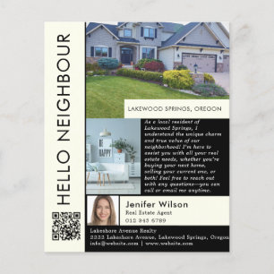 Hello Neighbour Real Estate Marketing Flyer