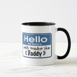 Hello New Daddy Mug