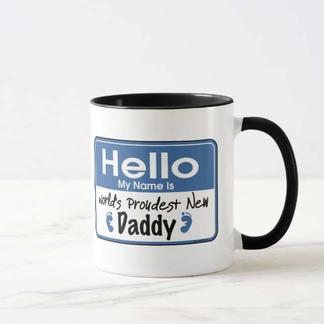 Hello New Daddy Mug (Right)