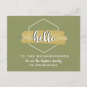 Hello new Neighbour Card Family Introduction
