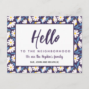 Hello new Neighbour Card Family Introduction