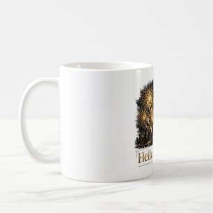 Hello New Year City Coffee Mug