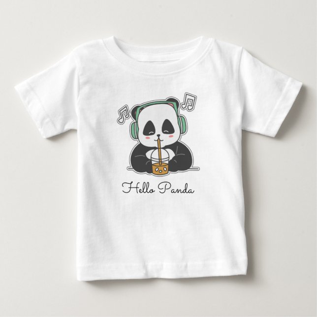 Hello panda baby T-Shirt (Front)