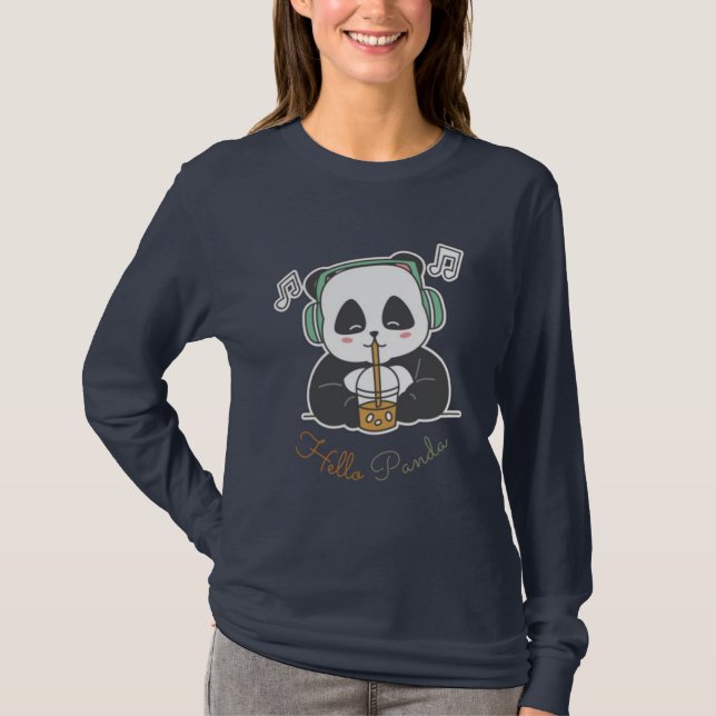 Hello panda T-Shirt (Front)