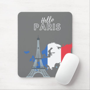 Hello Paris   Mouse Pad