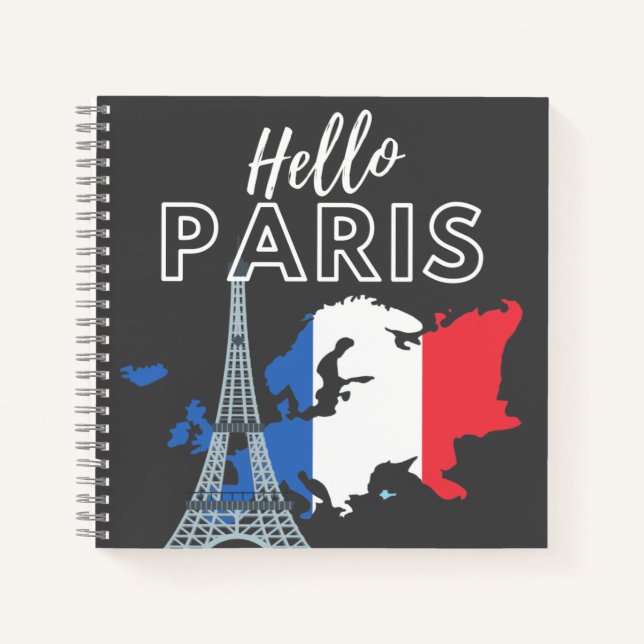 Hello Paris Notebook (Front)