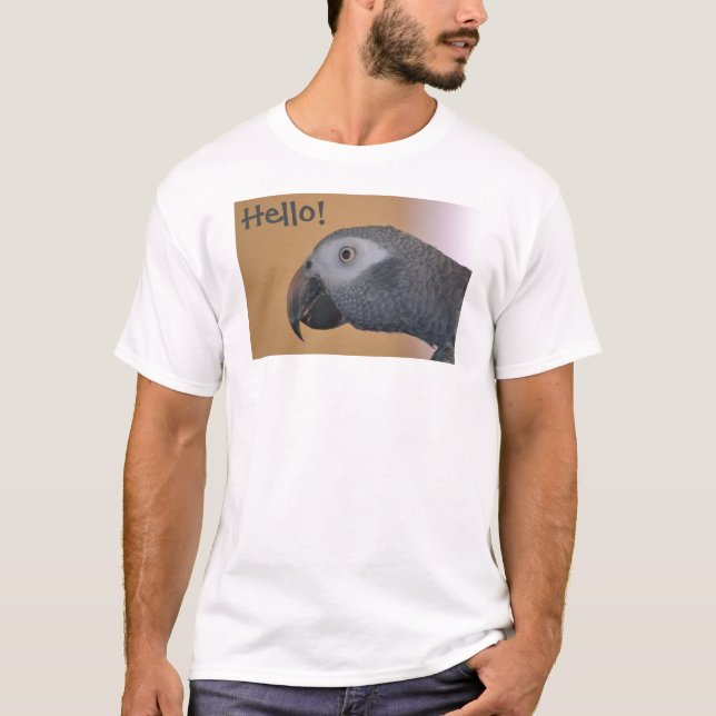 Hello Parrot T-Shirt (Front)