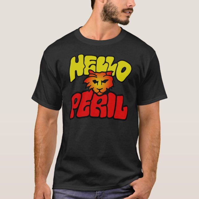 Hello Peril Original Band Logo  Premium T-Shirt (Front)