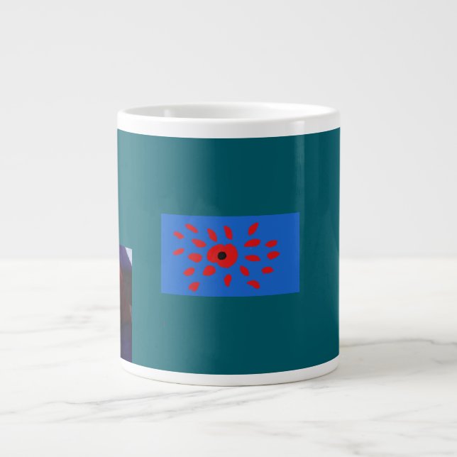 Hello Poppy  Large Coffee Mug (Front)