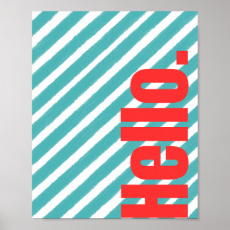 Hello Poster