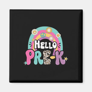 Hello Pre-K Back To School Teachers Kids First Day Magnet