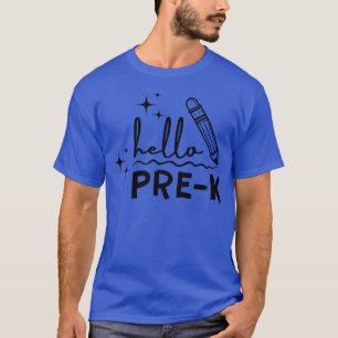 Hello Pre K Grade 4 T-Shirt